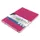 Schetsboek Kangaro A4 hot pink PU HC 80 vel 140gr roomwit met elastiek