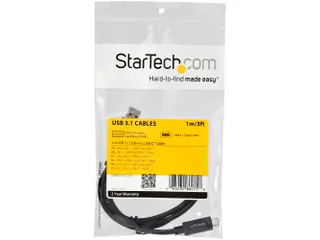 1 meter USB-A naar USB-C laadkabel USB 10Gbps 3A Charge & Sync M/M - 6