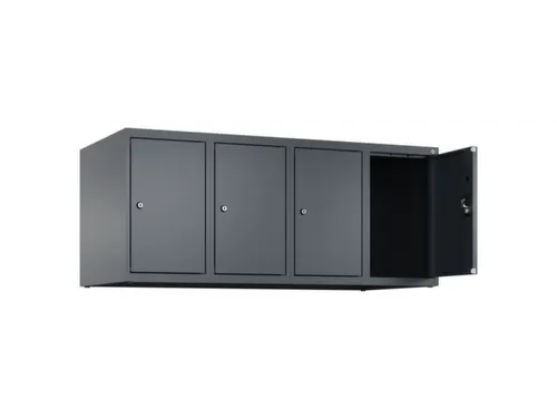 opzetkast,v. locker,4vak.,vak B 300mm,HxBxD 500x1200x500mm