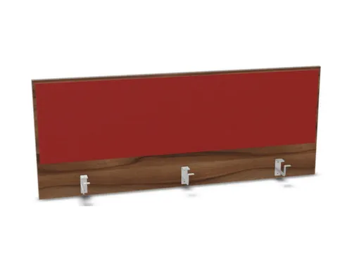 opzetpaneel bureau aanbouw achter NP-tiepolo nut BN4011-rood 1400mm