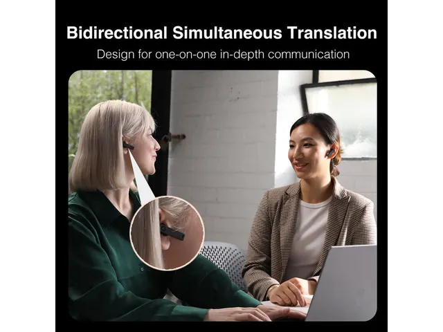 Timekettle X1 AI Interpreter Hub 3-20 personen incl. 2 oordopjes