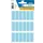 HERMA 3653 Universele etiketten 12x34mm Blauw 90 stuks