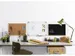 Whiteboard Naga 60x90cm magnetisch alu. frame wit