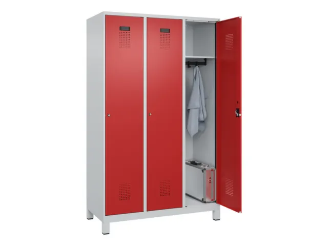 locker,HxBxD 1950x1200x500mm,3vak,vak B 400mm,cil.-slot,voeten