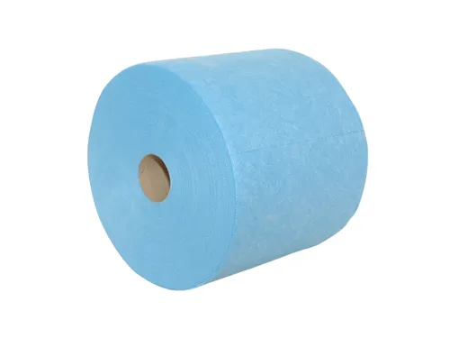 Poetsdoek 357305 Non Woven Blauw 500 Doeken op Rol