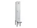 locker met bank,voor scheiding van kleding,HxBxD 2120x300x815mm,1vak
