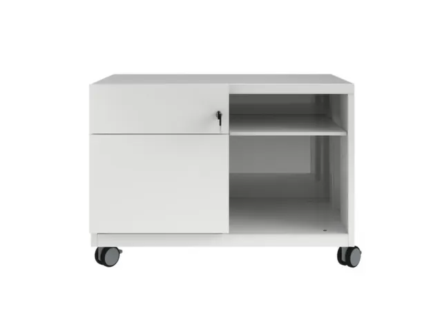 caddy,HxBxD 563x800x490mm,2lade(n),1niveaus,lade/hangmappenframe links