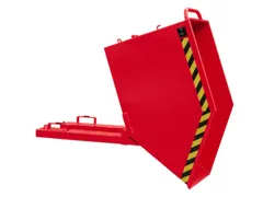 Kiepbak Staalplaat 840x670x1320mm Inh. 0.40m³ 300kg Rood