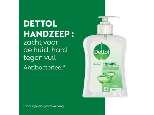 Dettol Handzeep Hydrate Aloe Vera Antibacterieel 250ml