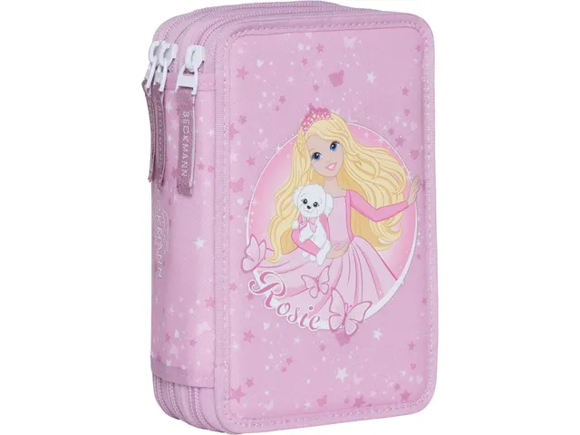 Etui Beckmann gevuld 3-laags 27dlg Rosie Inhoud: 2x jumbo potl. 7x jum