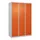 locker voor scheiding van kleding,HxBxD 1850x1200x500mm,3vak