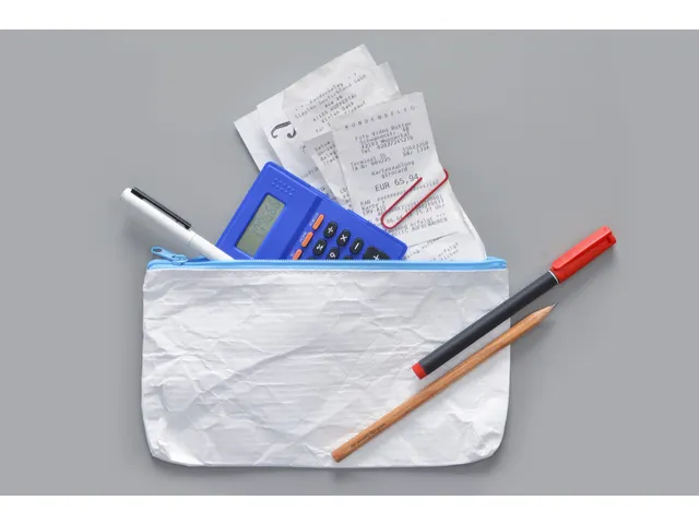 etui DIN Phat-Bag wit groen met hoge duurzaamheid en blauwe ritssluiti