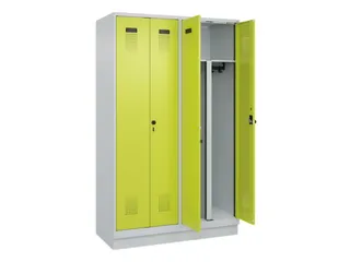 PBM-locker,HxBxD 1950x1200x500mm,4vak,vak B 300mm,draaigrendel - 1