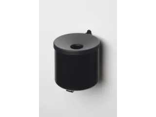 Wandasbak 2.4 Liter HxØ 160x155mm Ral9005 Zwart Staal - 1
