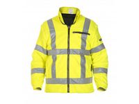 Fleecejack Franeker Fluorgeel, Maat M