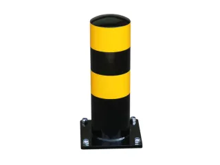 aanrijdbeveiliging paal,HxØ 500x159mm,staal,zwart/geel - 1