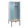 locker met bank,voor scheiding van kleding,HxBxD 2120x800x815mm,2vak