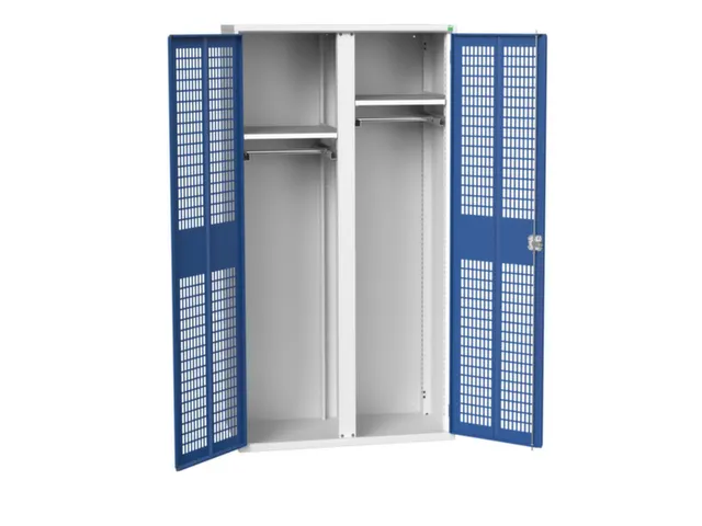 universele kast,HxBxD 2000x1050x550mm,2xStalen bodem,scheidingswand