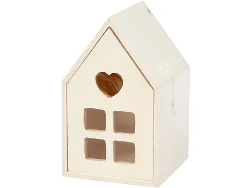 Huis met lade Creativ Company 10.8x6.8 cm hout