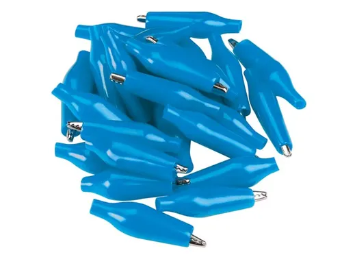 Geisoleerde Krokodillenklem 27mm - Blauw