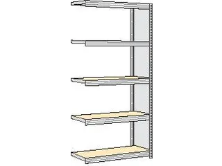 magazijnstelling,aanbouwveld,HxBxD 2000x1005x326mm,vakl. 250kg - 1
