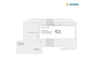 HERMA 4658 Premium etiketten A4 105x297mm Wit 200 stuks - 6