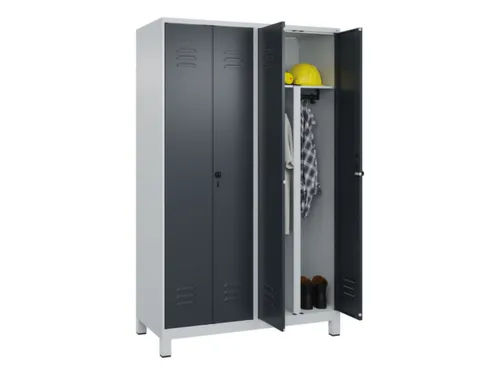 PBM-locker,HxBxD 1950x1200x500mm,4vak,vak B 300mm,draaigrendel