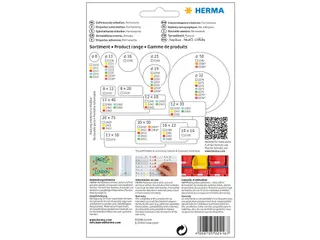 HERMA 2416 Universele etiketten 20x50mm Fluor rood 360 stuks - 5