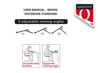 Notebookstandaard Quantore E-z - 5