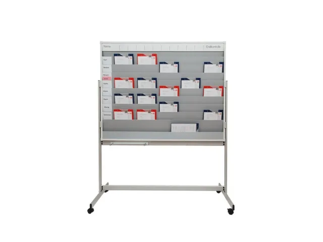 Planning combi mobile 1185x1495mm Tableau magnétique Blanc