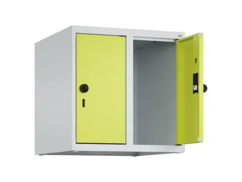opzetkast,v. locker,2vak.,vak B 250mm,HxBxD 500x500x500mm,vleugeldeur