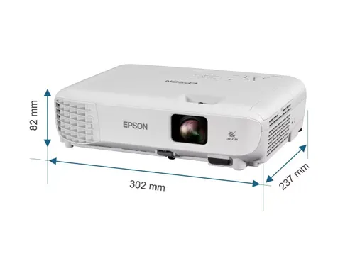 Projector Epson EB-W53 WXGA-lampprojector 2x HDMI-poorten wit