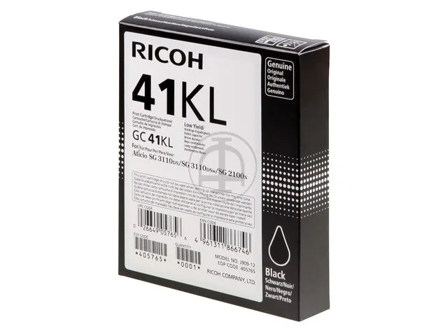 Cartouche D'encre 405765 Ricoh Gel Noir Sg2100n