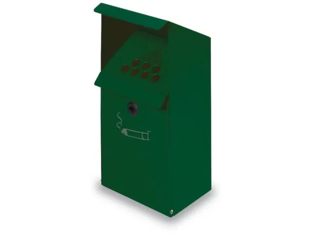 Wandasbak 3.7 liter 410x180x150mm Schuine Afdekking Groen