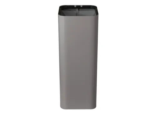 afvalbak,100l,HxBxD 800x385x385mm,romp staal grijs