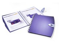 Duralook Showalbum Easy Walk Blauw A4 20 tassen
