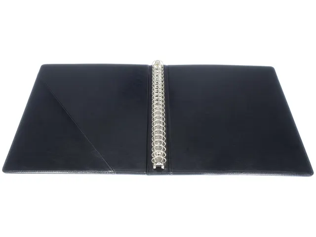 Ringband Multo Hannibal A4 23r O-25mm zwart kunstleder