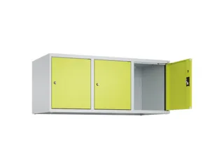 opzetkast,v. locker,3vak.,vak B 400mm,HxBxD 500x1200x500mm - 1