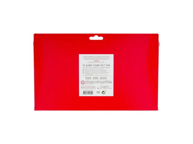 Stempelstift Bruynzeel Kids Super Stamp assorti 10 stuks