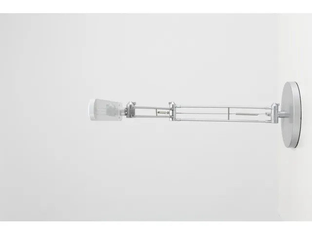 Trek LED-bureaulamp 6W wit dubbele knikarm