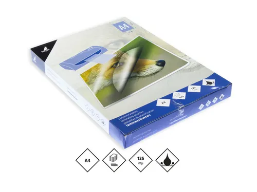 Lamineerhoes Kangaro A4 125 micron pak a 100 stuks