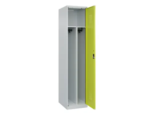 locker voor scheiding van kleding,HxBxD 1850x400x500mm,1vak