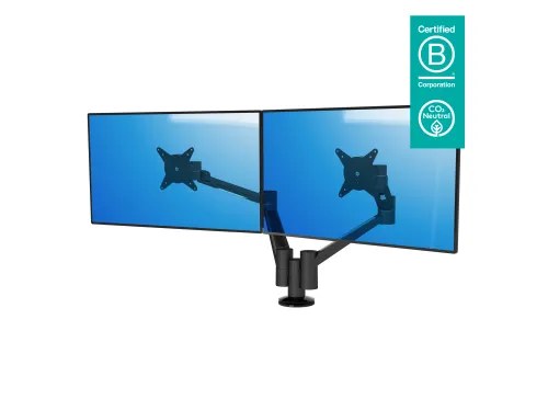 ViewLite Plus Monitorarm 653 Zwart 2 Schermen