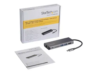 USB-C Multiport Adapterdraagbaar USB-C dock met 4K HDMI GbE en SD - 6
