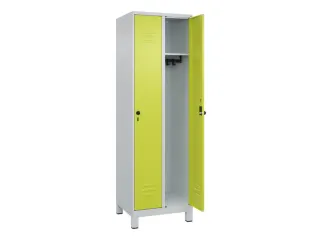 locker,HxBxD 1950x600x500mm,2vak,vak B 300mm,draaigrendel,voeten - 2