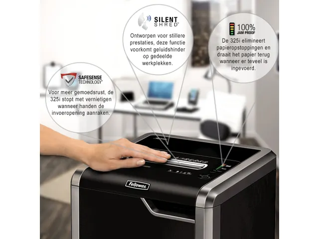 Papierversnipperaar 325i Stroken P-2