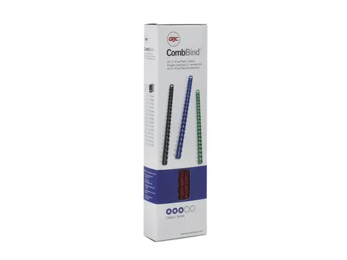 Bindrug GBC 6mm 21-rings A4 wit 100stuks