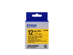 Strong Adhesive Tape - LK-4YBW Strng adh Blk/Yell 12/9