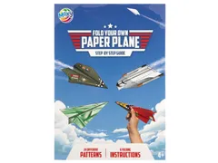 Papieren vliegtuigjes vouwen blok 24 vel 25x18cm