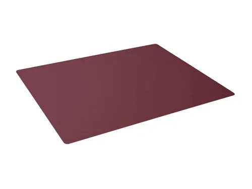 Schrijfonderlegger Rood 530x400 mm med siergroef PP opaak